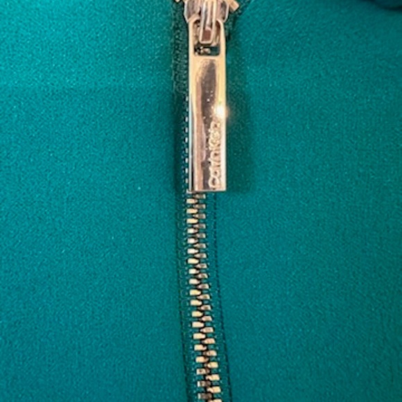 Calvin Klein Dress V Neck Ruffle Sleeve and Neck 12 - Picture 8 of 8